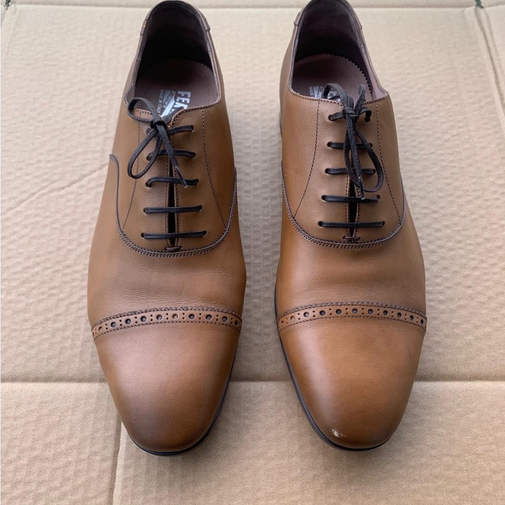 Ferragamo Oxford Shoe Brown